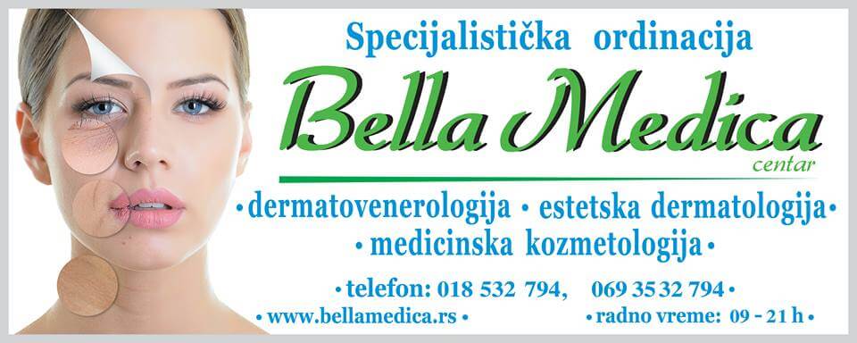 Specijalistička ordinacija Bella Medica Centar Niš pruža dermatološke, estetske i kozmetološke usluge uz stručan i individualan pristup.