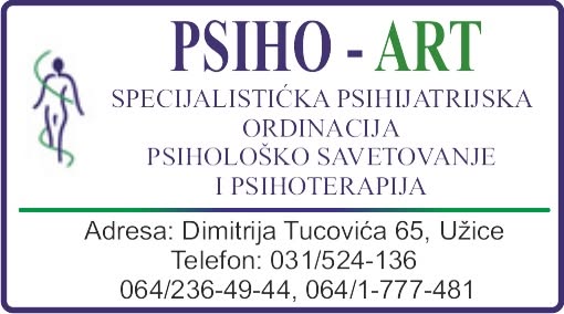 Specijalistička psihijatrijska ordinacija PSIHO ART pruža stručnu podršku i psihijatrijske usluge uz individualan pristup i poverenje.