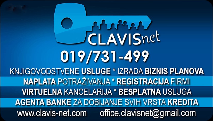 Agencija za uslužni biznis Knjaževac – ClavisNet pruža pouzdane usluge i rešenja prilagođena potrebama klijenata i poslovanju.